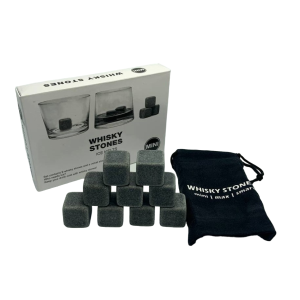 Whisky Stones каміння для охолодження напоїв віскі, коньяк, ром, бренді